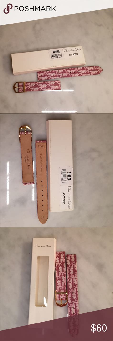 lady dior strap|christian dior watch strap.